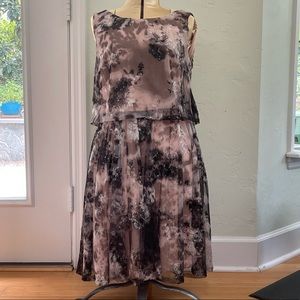 Betsy Johnson cocktail dress - layered tulle with sequins